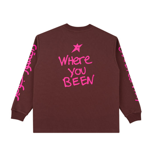 Dinosaur Jr. Where You Been Thermal L/S- Brown