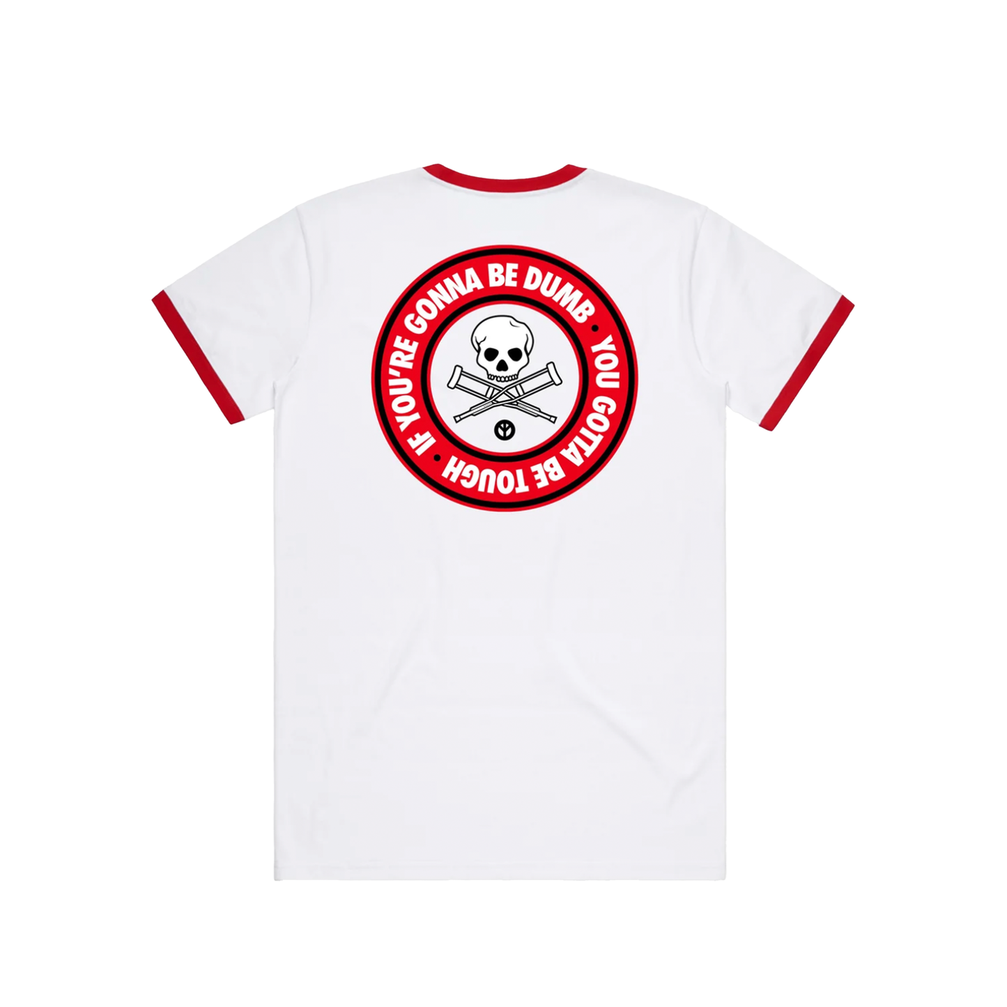 Jackass Babylon Ringer Tee- White
