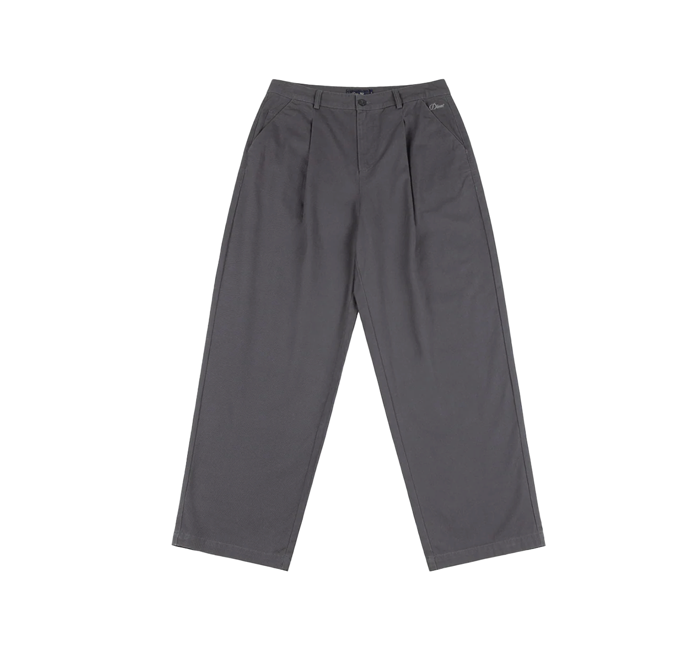 Baggy Chino Pants- Charcoal