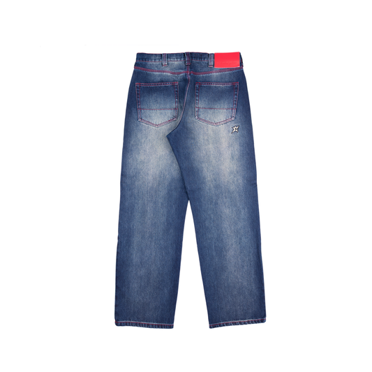 Aged C-Star Jeans- Blue