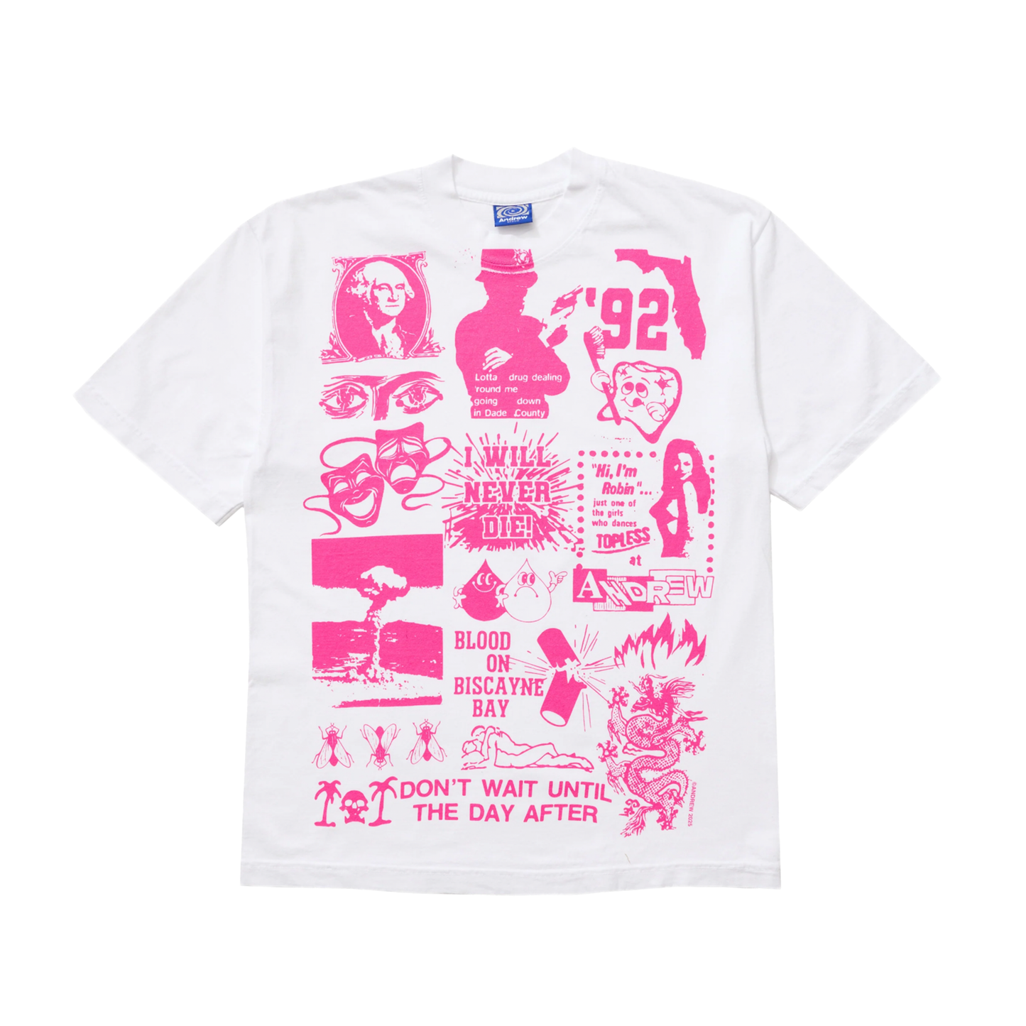 Never Die Tee- White