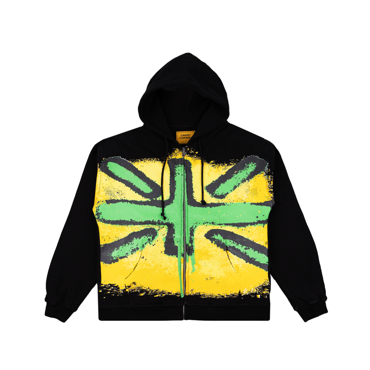 Union Jack Hoodie- Black