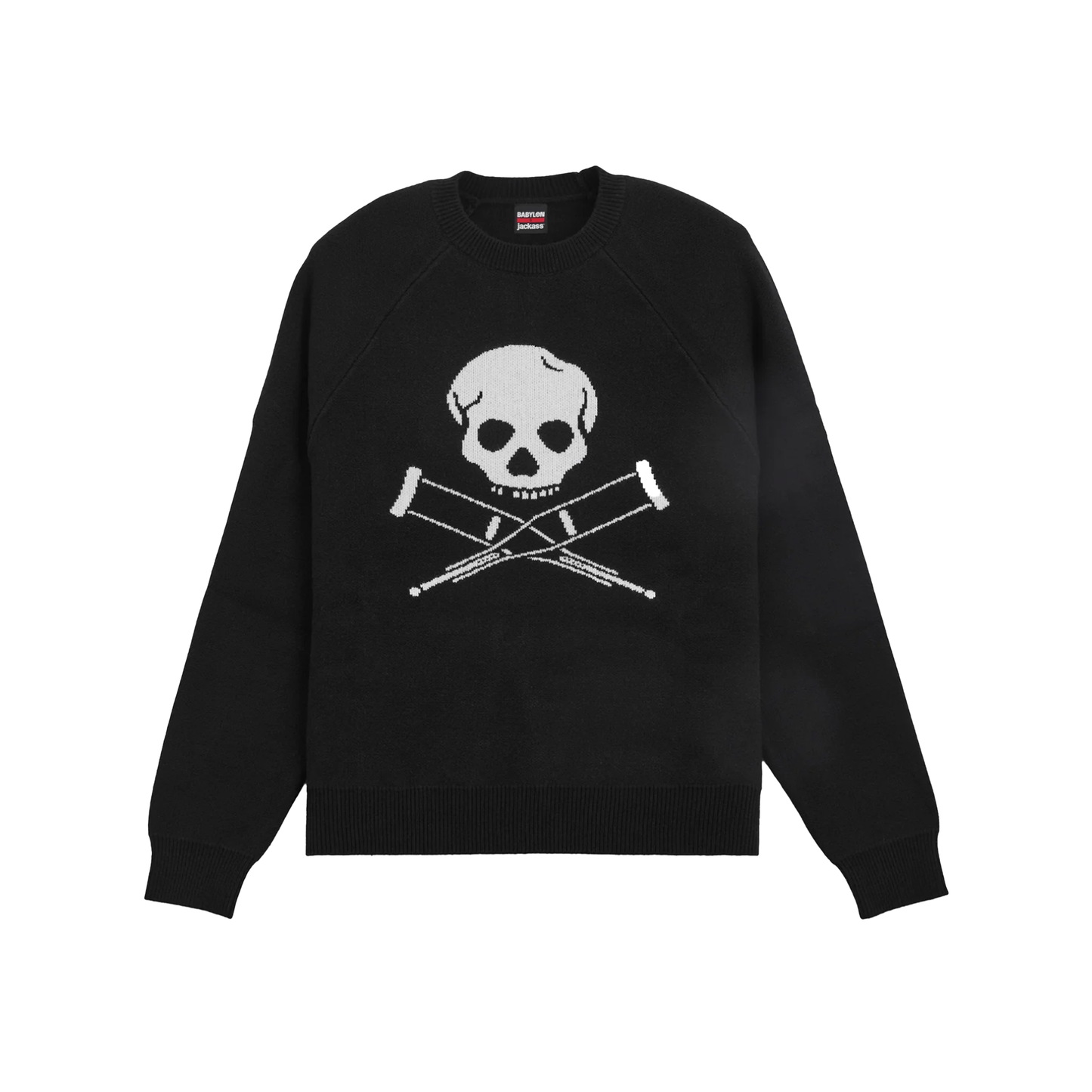 Jackass Babylon Logo Sweater- Black