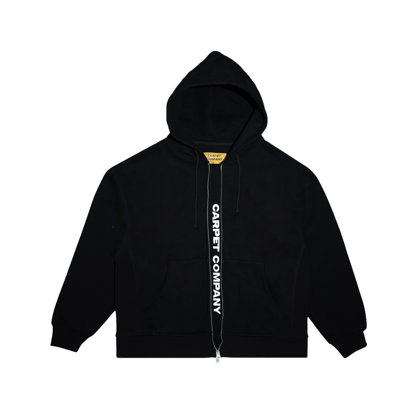 Fake Hoodzip- Black