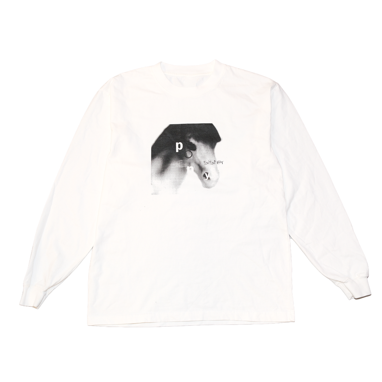 Pony L/S Tee- White