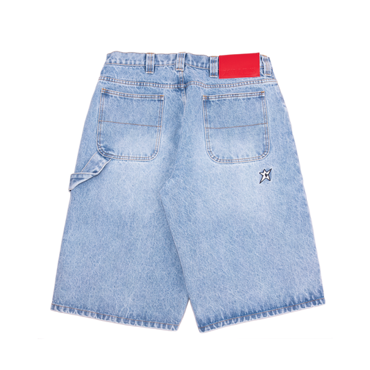 C-Star Shorts- Washed Denim
