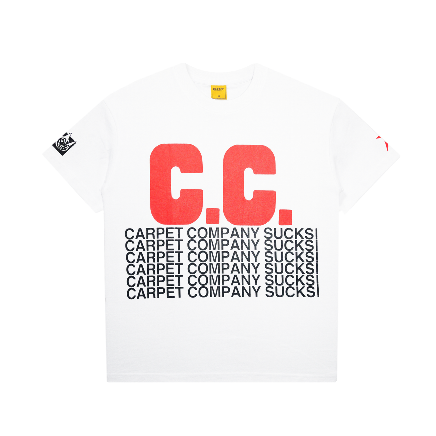 C.C. Sucks Tee- White