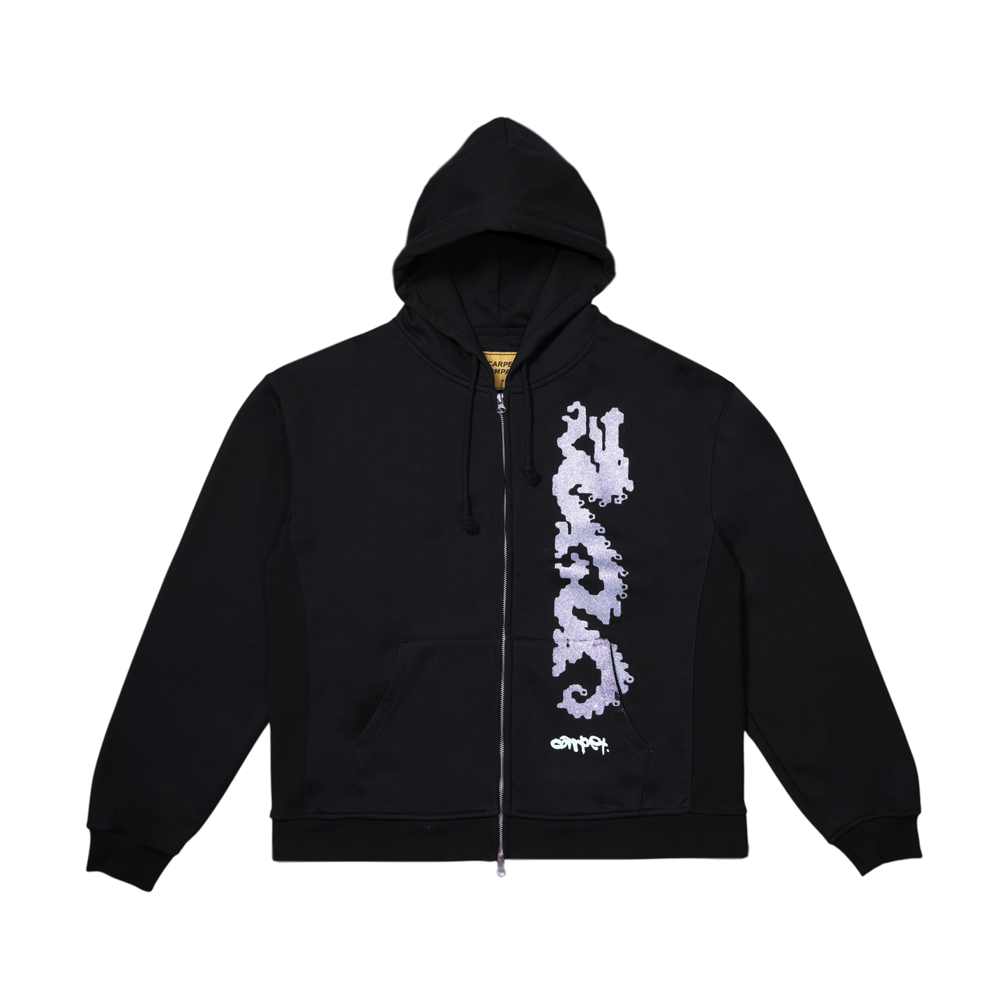 Dragon Hoodzip- Black