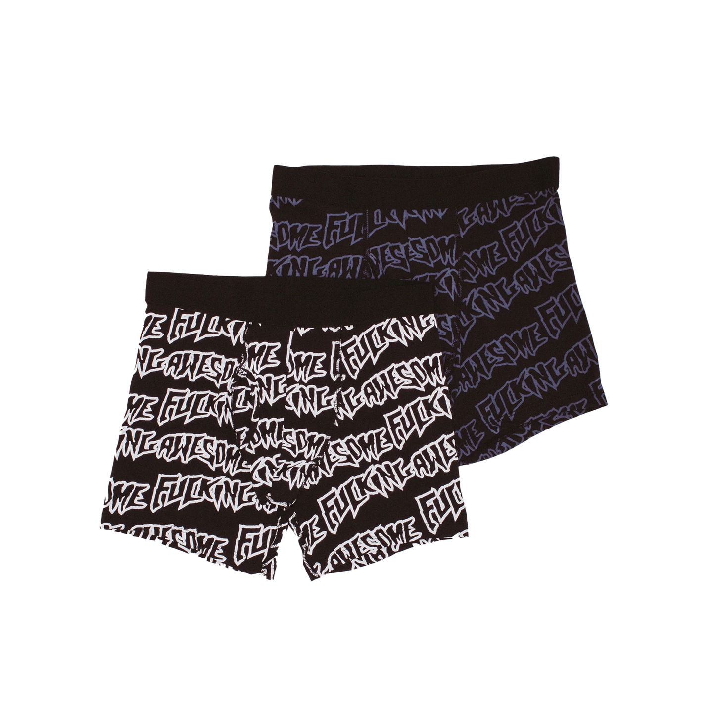 Stamp Logo Boxer Brief- Black/White