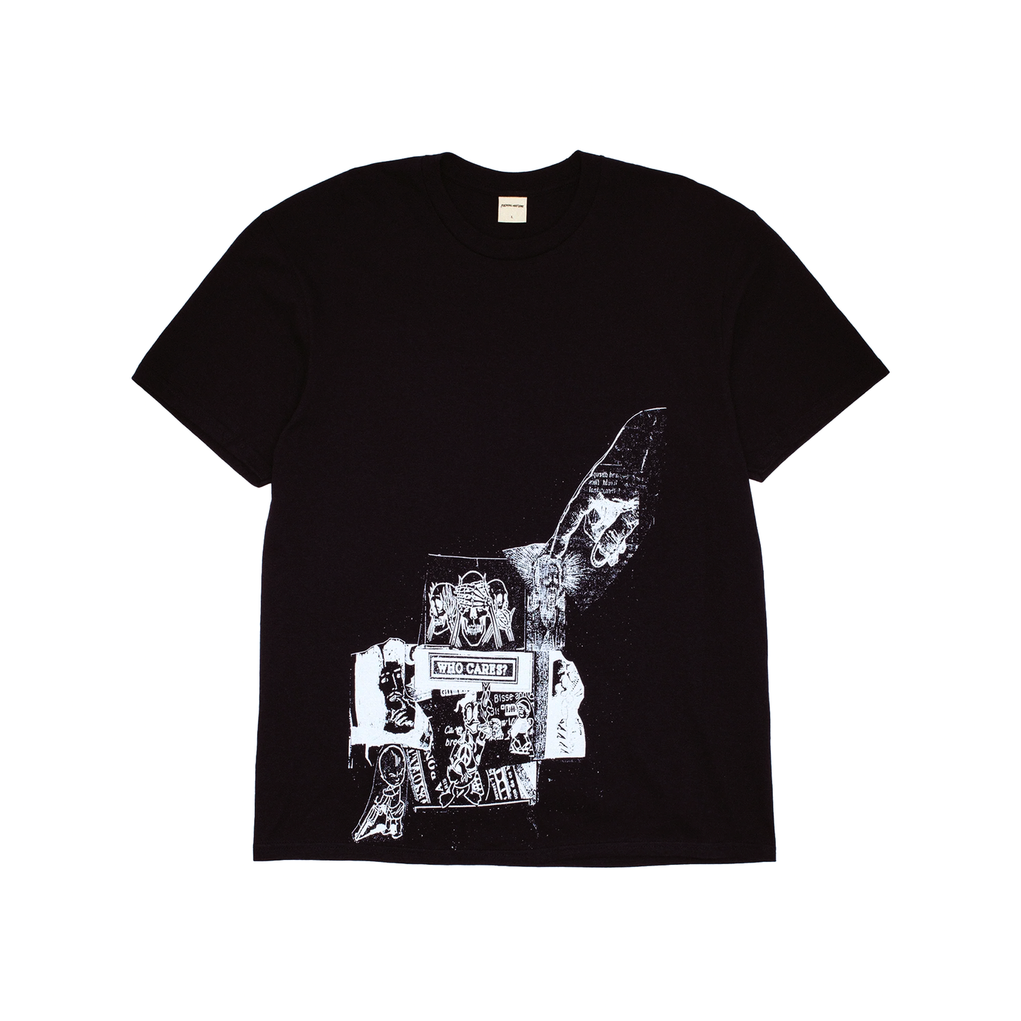 Who Cares Short Sleeve Tee- Black