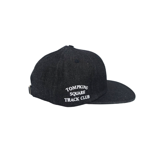 Party Cap- Black Denim