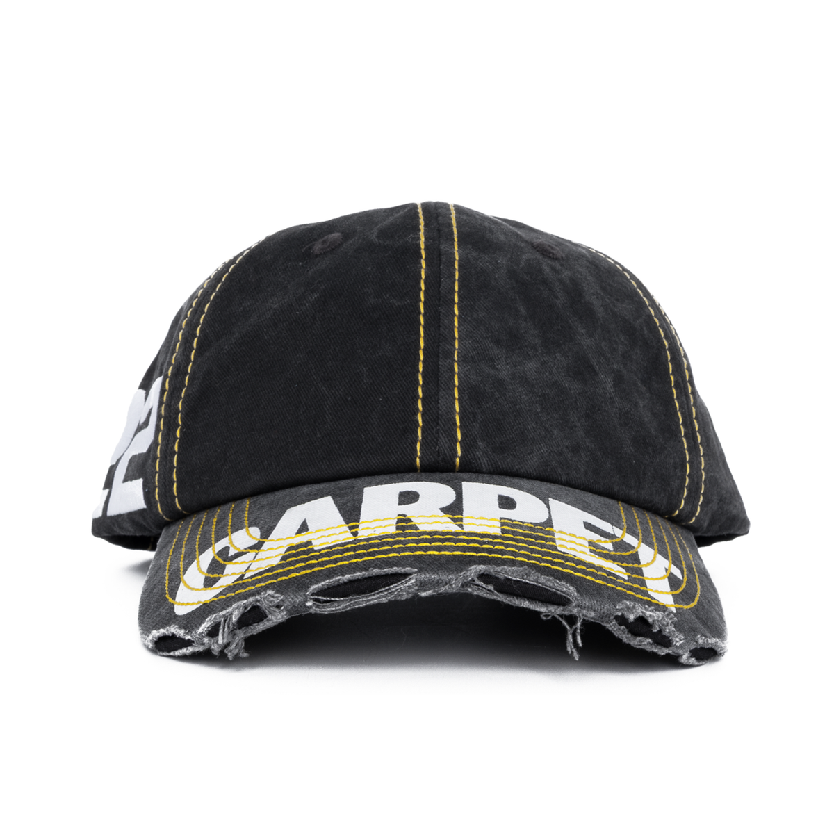 Distressed Hat- Black