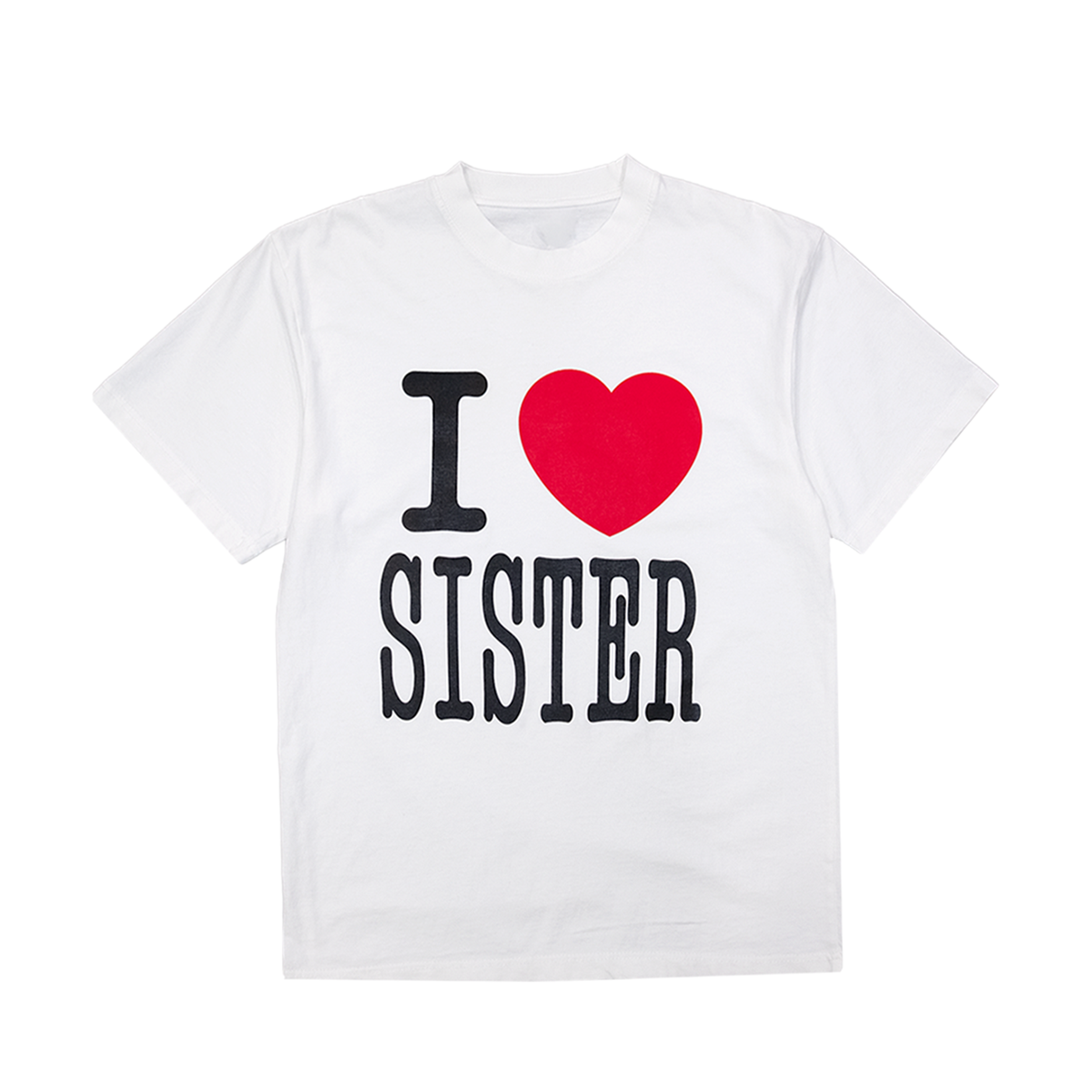 I Heart Sister One Year Tee- White