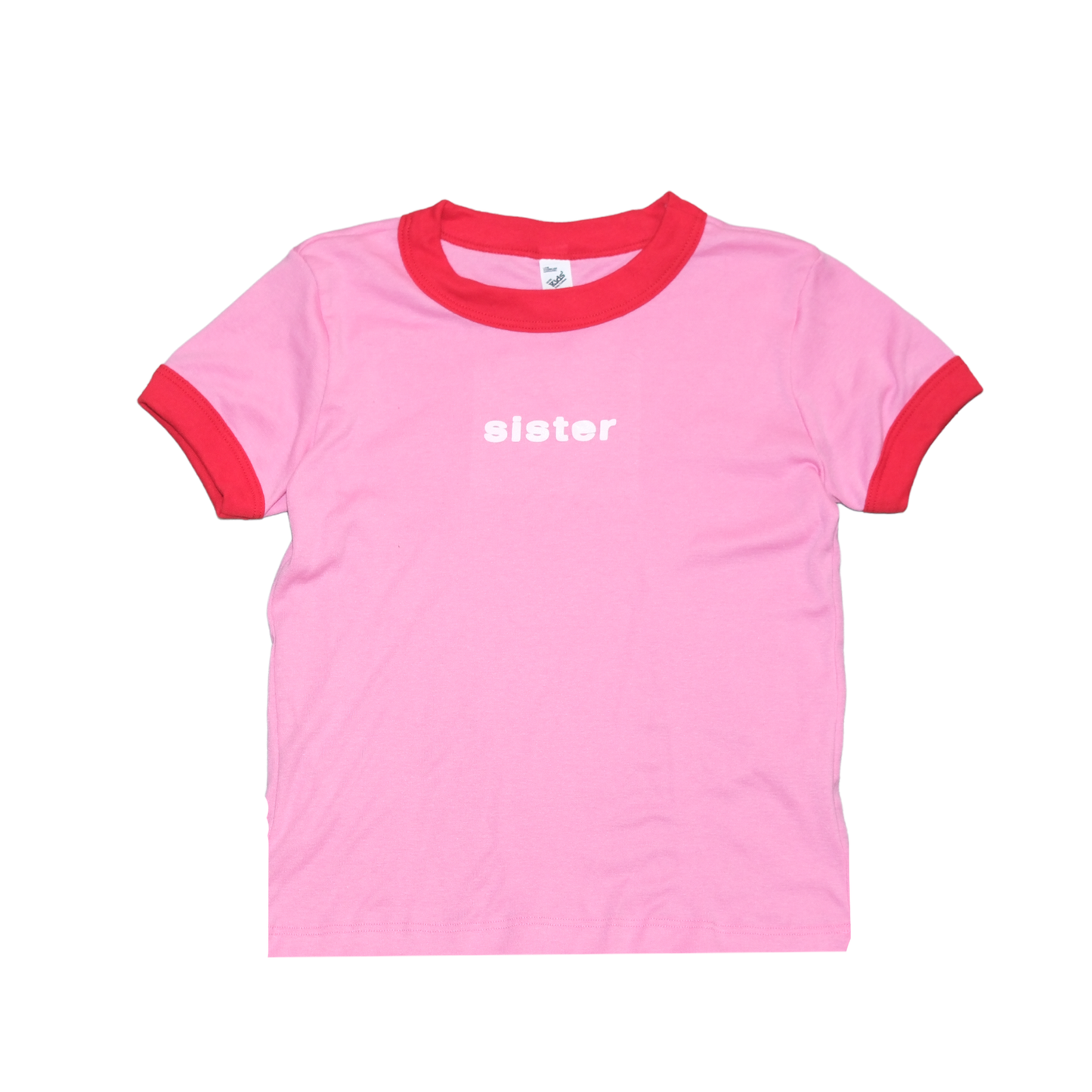 Kids Ringer Tee- Pink