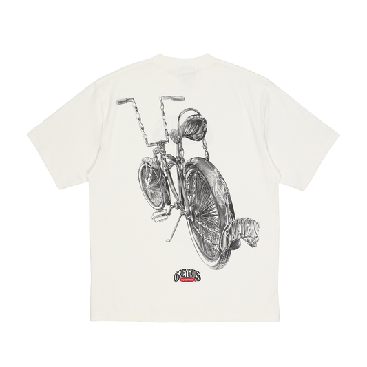 "Bike" Tee- Off-White