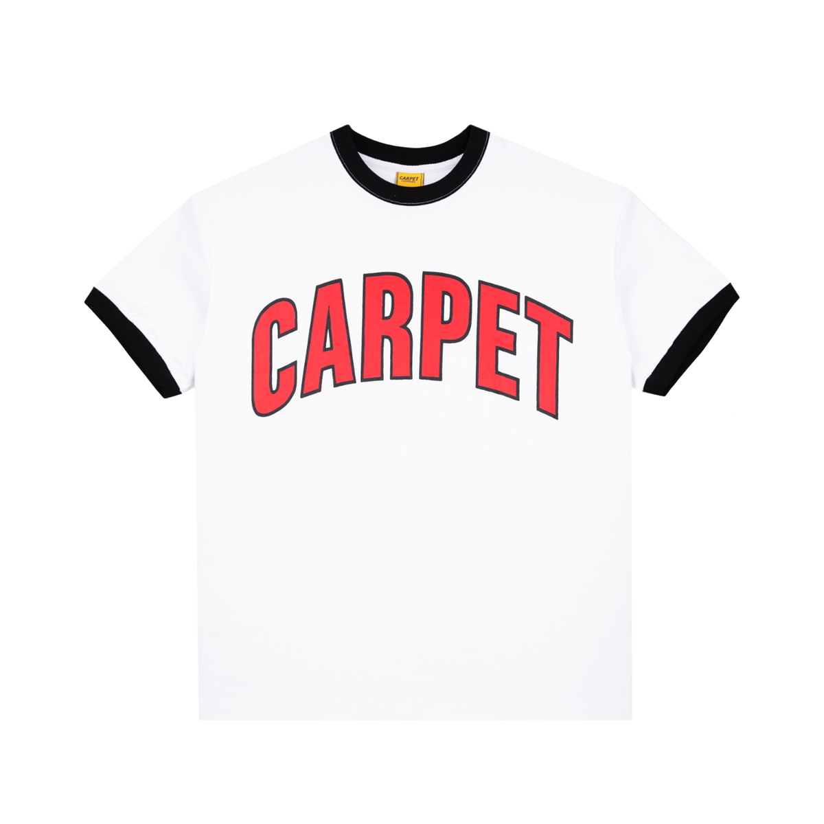Varsity Ringer Tee- White
