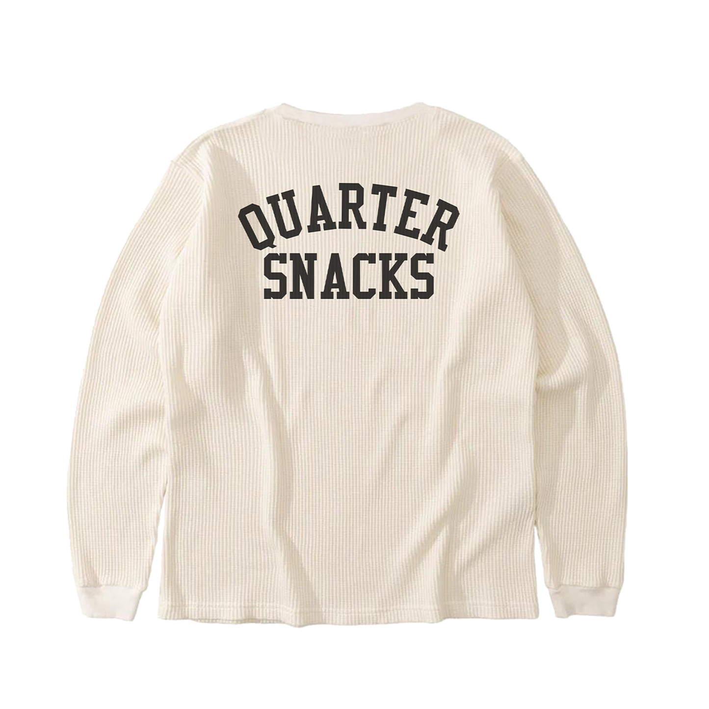 Printed Thermal Longsleeve Tee- Bone