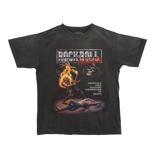 Rock N Roll Paradise SS- Vintage Black