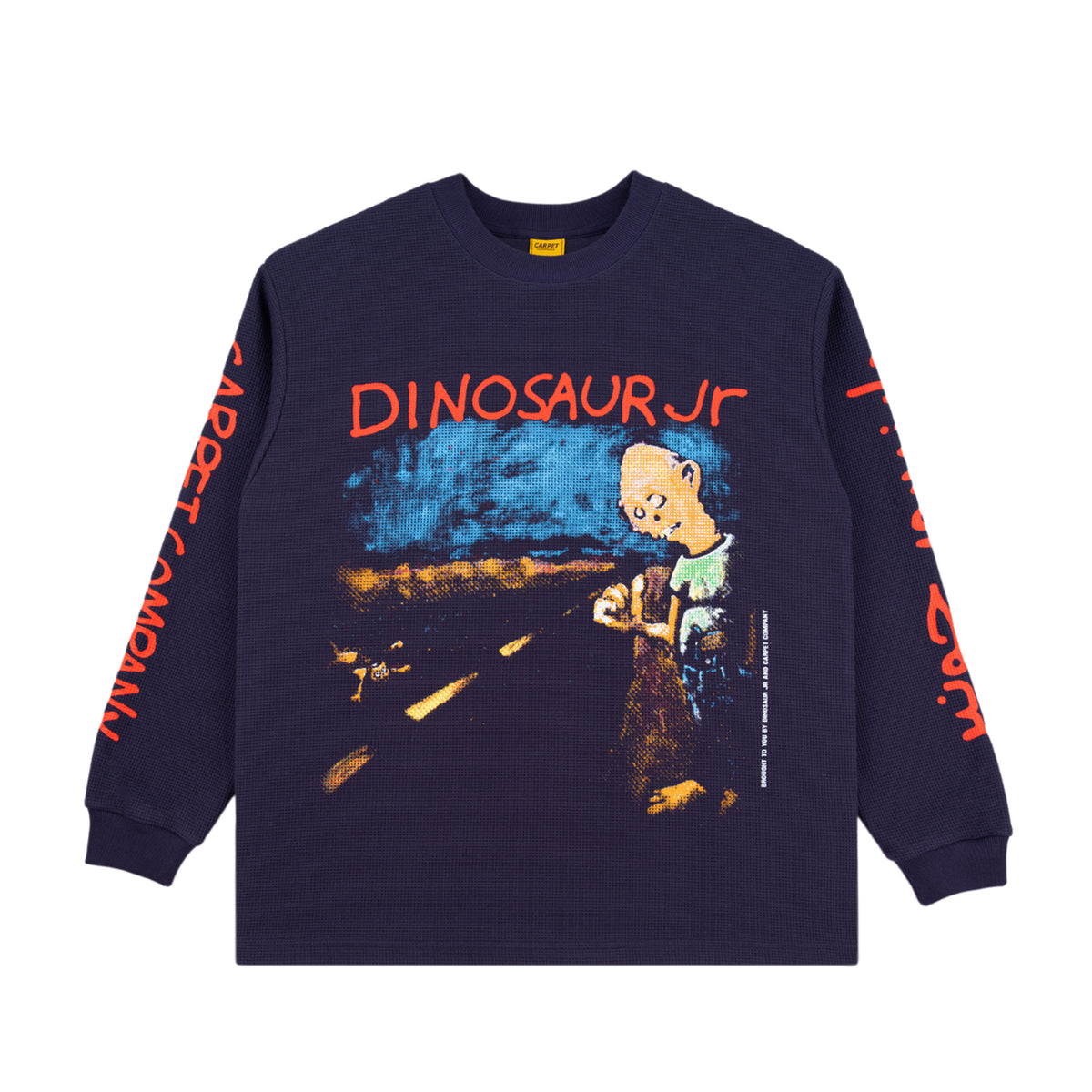 Dinosaur Jr. Where You Been Thermal L/S- Navy Blue