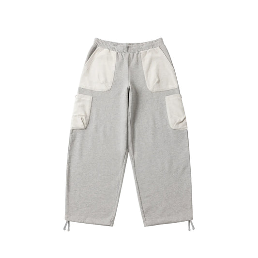 Reversed Terry Cargo Sweatpants- Ash