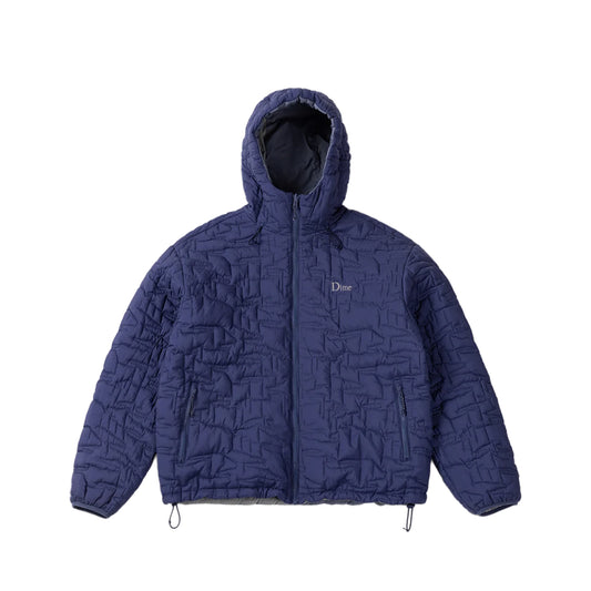 Reversible Insulated Jacket- Blue Iris