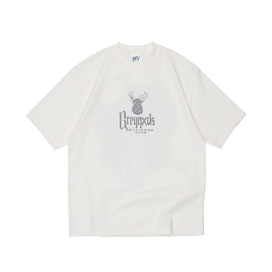 "Billiards Club" Tee- Off-White