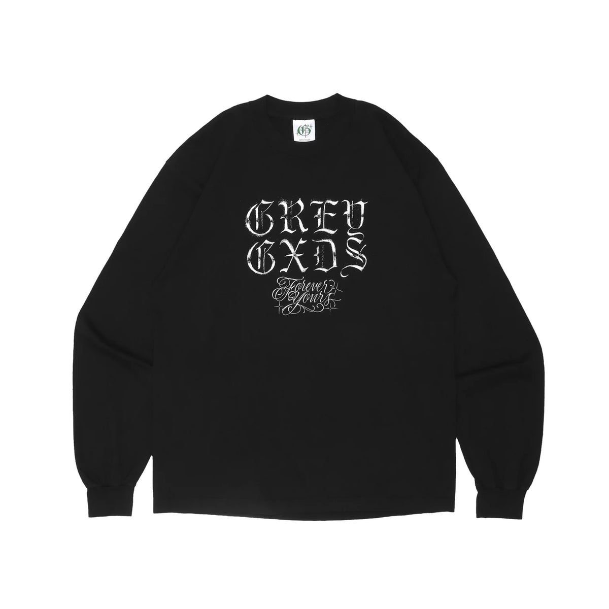 "Forever Yours" Long Sleeve Tee- Black