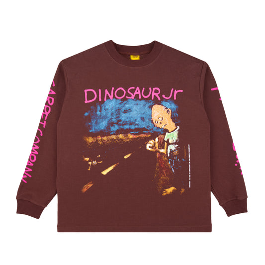 Dinosaur Jr. Where You Been Thermal L/S- Brown