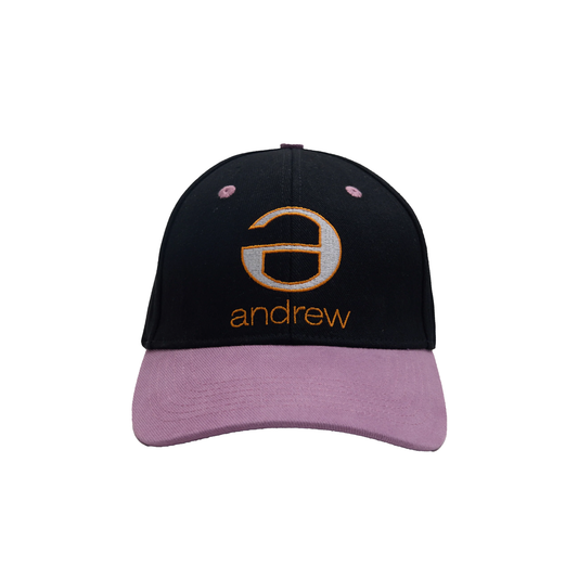 Lowercase 6 Panel Dad Hat- Black