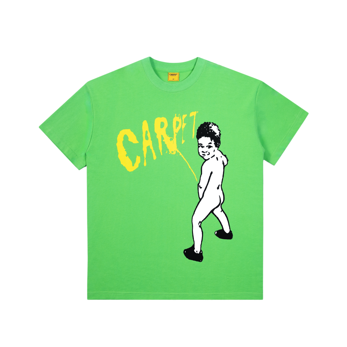 Kid Peeing Tee- Green