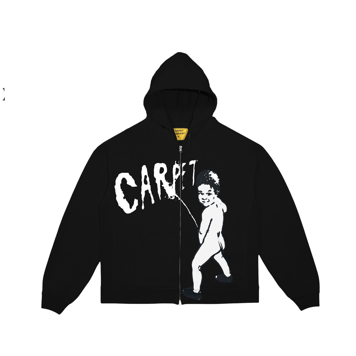 Kid Peeing Hoodie- Black