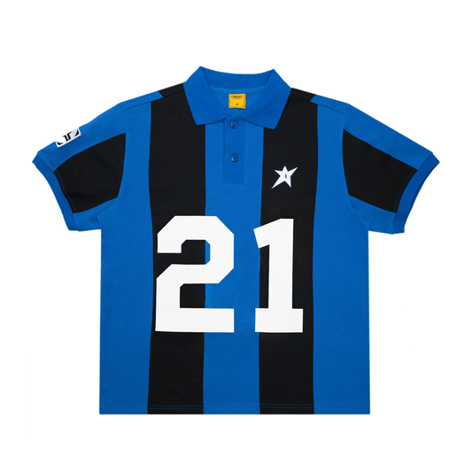 Polo Jersey- Blue Stripe