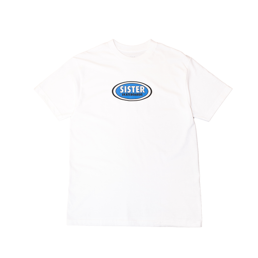 Sister Skateboarding Tee- White