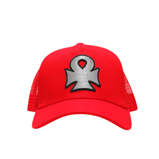 Iron Ankh Hat- Red