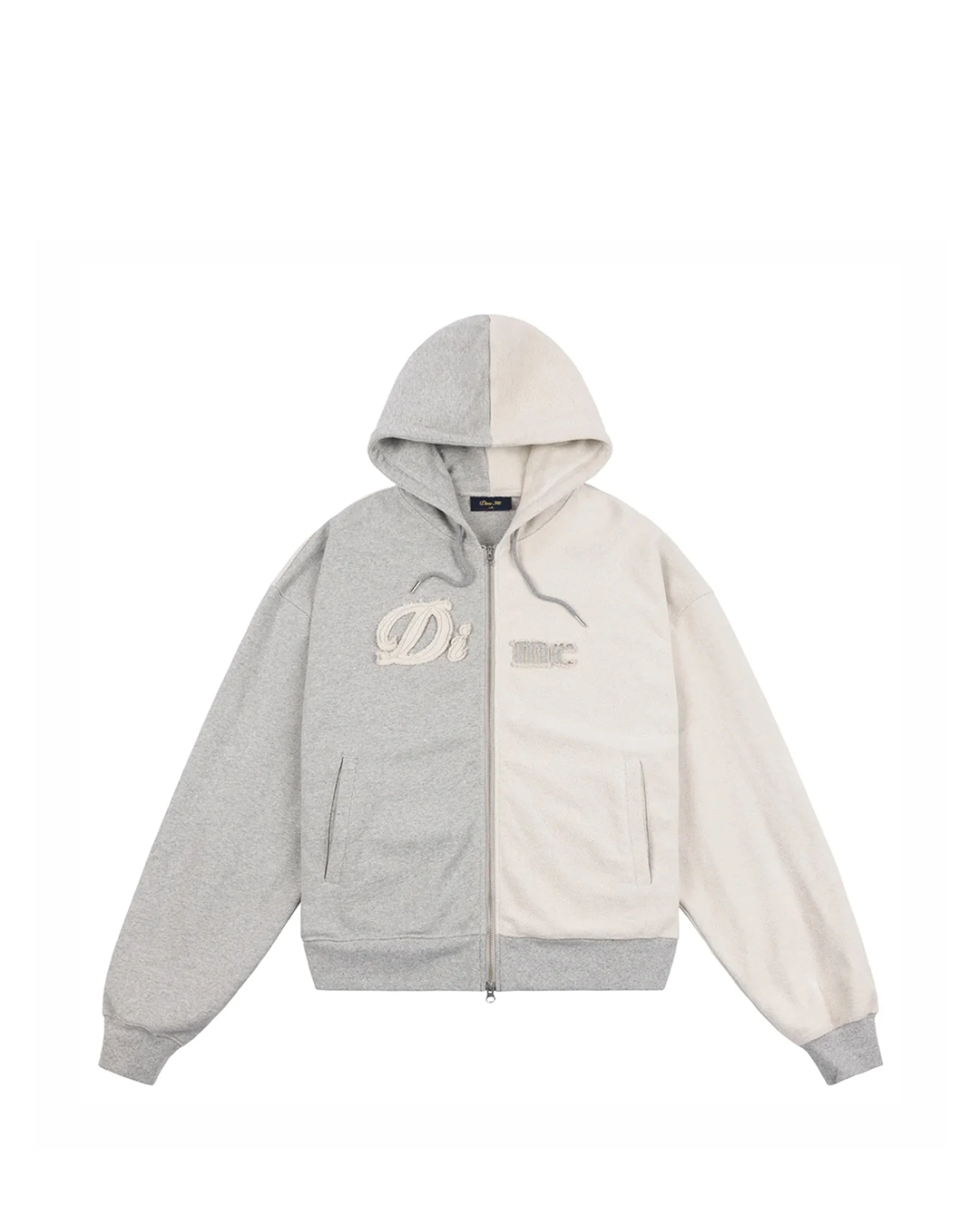 Reverse French Terry Zip Hoodie- Heather Gray