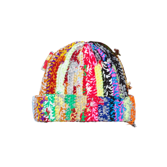Jacquard Tag Beanie- Multi