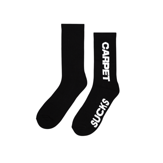 Carpet Sucks Sock- Black