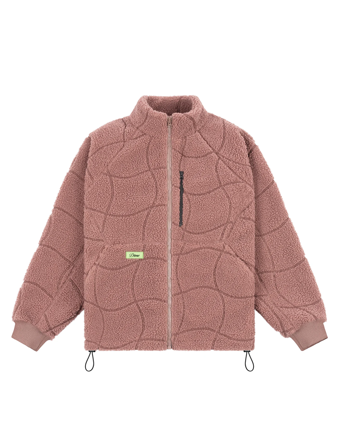 Coverstitch Sherpa Fleece- Mauve