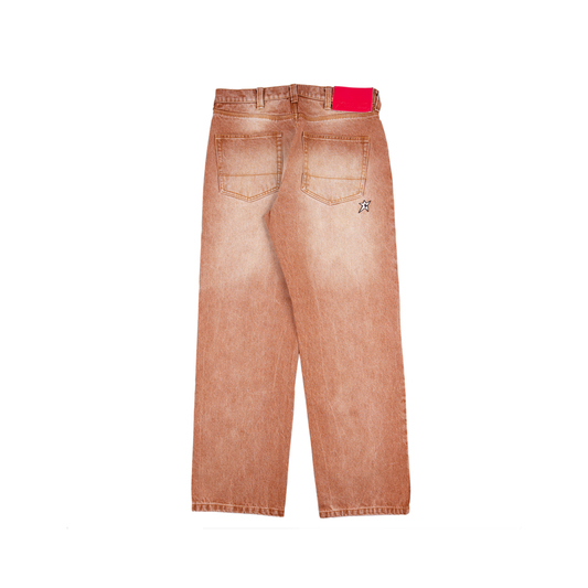Aged C-Star Jeans- Rust