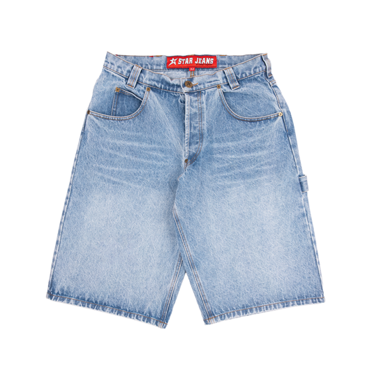 C-Star Shorts- Washed Denim