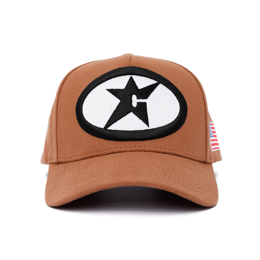 C-Star Glow In The Dark Hat- Brown