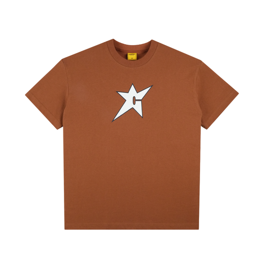 C-Star Glow in the Dark Tee- Brown