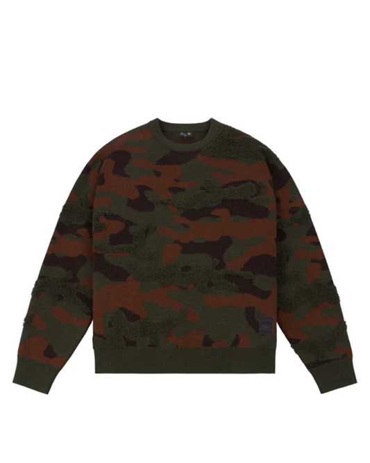 Camo Chenille Knit- Woodland