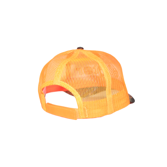 Sister Mesh Cap Orange Logo- Real Tree