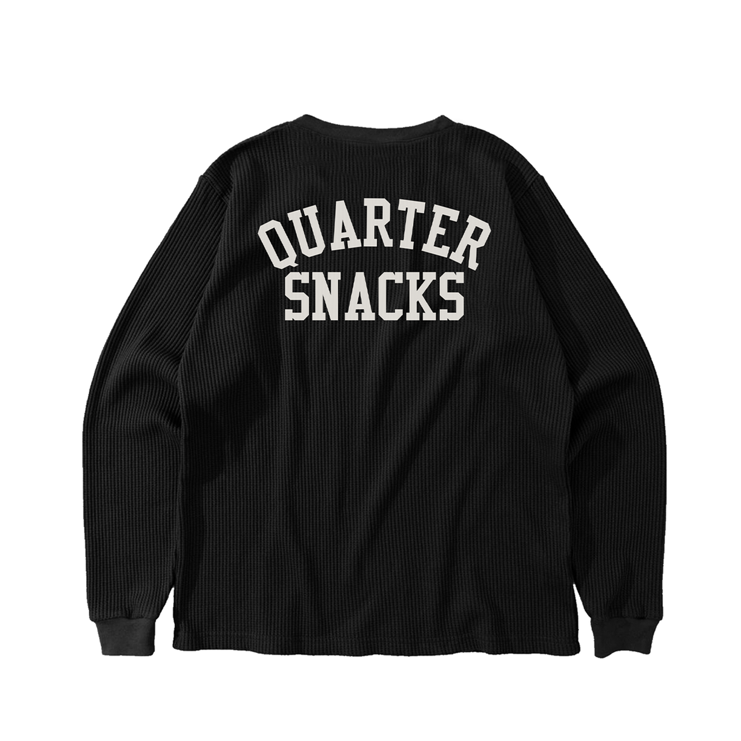 Printed Thermal Longsleeve Tee- Black