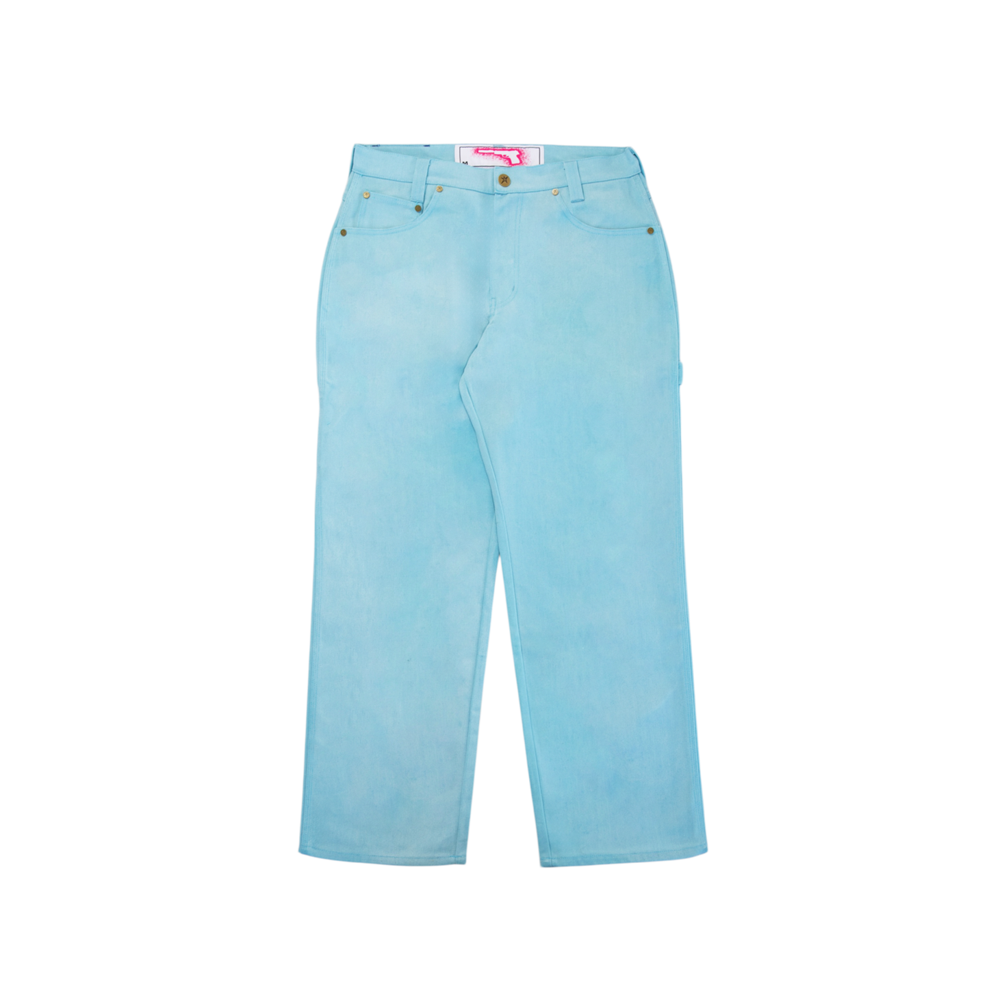 Waxed Canvas Work Pant- Blue