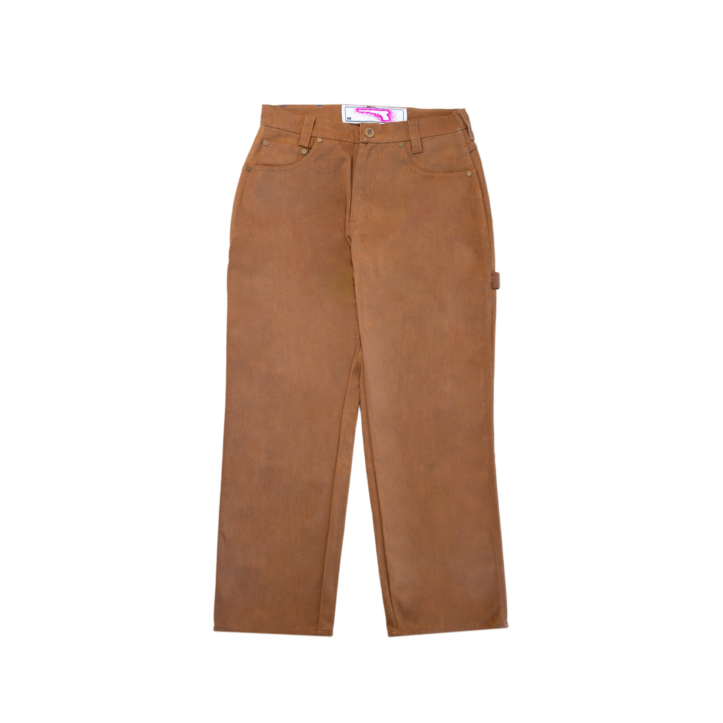 Waxed Canvas Work Pant- Brown