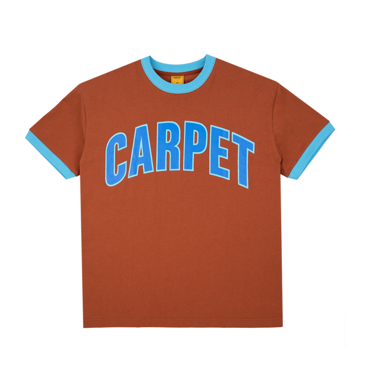 Varsity Ringer Tee- Brown