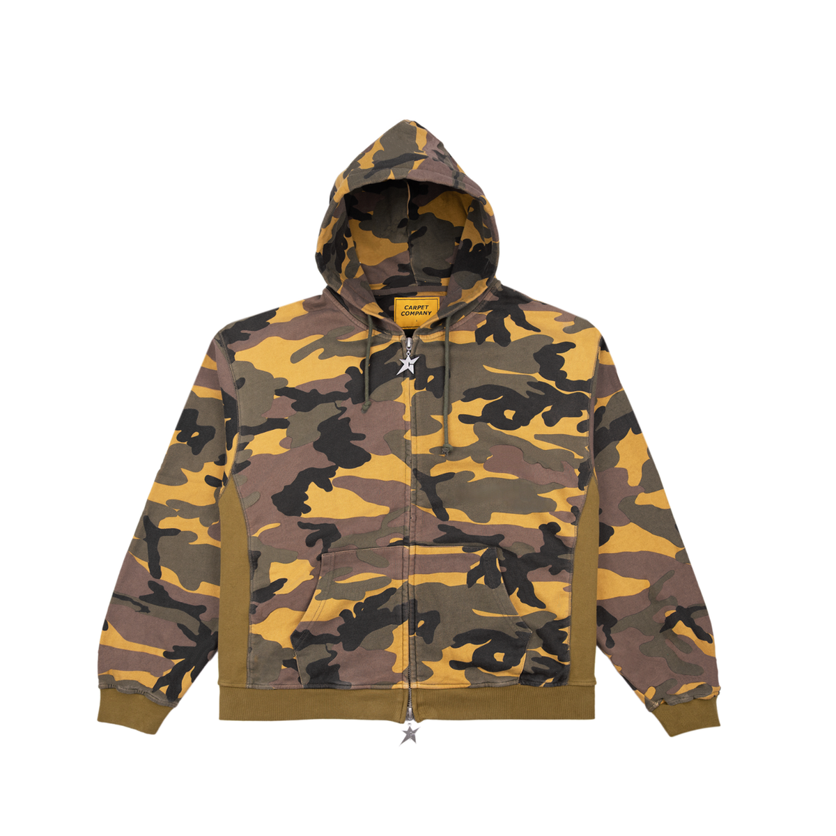 C-Star Double Zip Hoodie- Camo