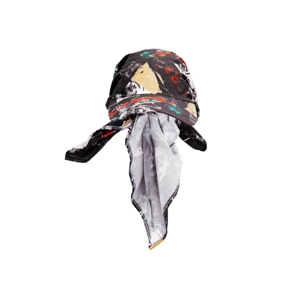 Rag Bandana Hat- Black